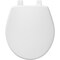 B & K Mayfair by Bemis Caswell Slow Close Round White Plastic Toilet Seat 80SLOW-000 - alternate 5